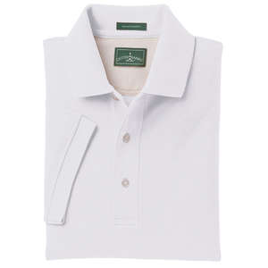 Outer Banks Mens Egyptian Diamond Knit Pique Sport Shirt - Dark/All White