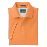 Custom Mens Golf & Polo Shirts - Outer Banks Mens Egyptian Diamond Knit Pique Sport Shirt - Dark/All