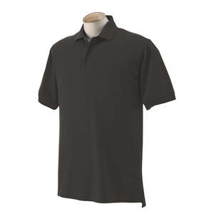 Izod Mens Short Sleeve Silk Wash Pique - Dark/Color Brown, Tudor