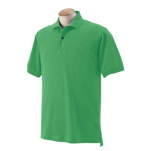 Izod Mens Short Sleeve Silk Wash Pique - Dark/Color Green, Yacht