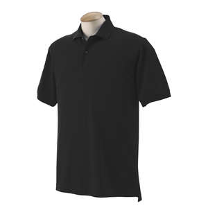 Izod Mens Short Sleeve Silk Wash Pique - Dark/Color Black
