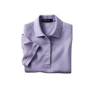 Custom Promotional Jerzees Womens Pima Cotton Baby Pique Double Mesh Polo - Dark/All