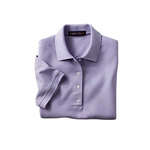 Customized Apparel - Jerzees Womens Pima Cotton Baby Pique Double Mesh Polo - Dark/All