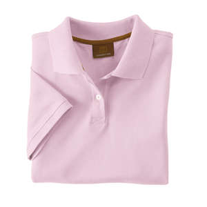 Harriton Womens Short Sleeve Pique Polo - Dark/Color (6.5 oz) Pink, Blush