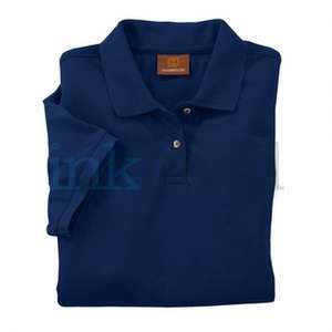 Harriton Womens Short Sleeve Pique 6 oz. Polo Shirt