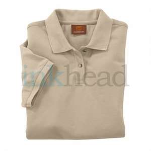 Harriton Womens Short Sleeve Pique 6 oz. Polo Shirt
