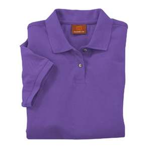 Harriton Womens Short Sleeve Pique 6 oz. Polo Shirt