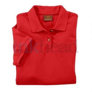 Custom Promotional Harriton Womens Short Sleeve Pique 6 oz. Polo Shirt