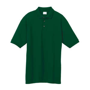 Anvil Cotton Pique Sport Shirt - Dark/Color Green, Forest