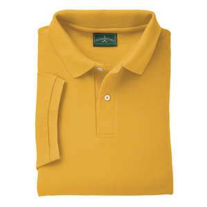 Outer Banks Mens Cotton Pique Polo - Dark/All Orange, Tangerine