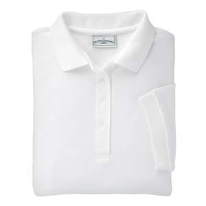 Outer Banks Womens Cotton Pique Polo - Dark/All White