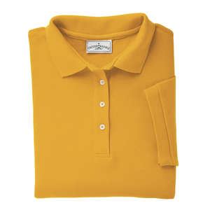 Outer Banks Womens Cotton Pique Polo - Dark/All Orange, Tangerine