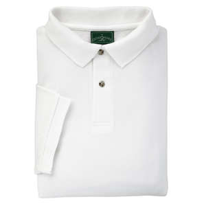 Outer Banks Cotton Pique Polo - Dark/All White