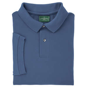 Outer Banks Cotton Pique Polo - Dark/All Blue, Corporate