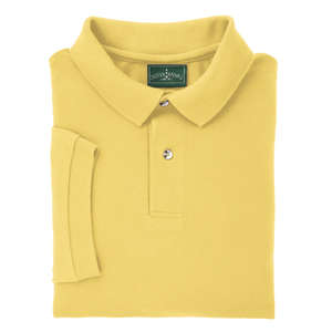 Outer Banks Cotton Pique Polo - Dark/All Gold, Pure