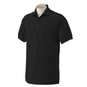 Gildan Cotton Pique Sport Shirt - Dark/Color Black
