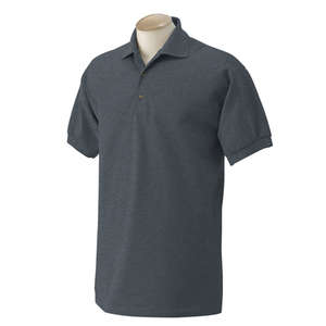 Gildan Cotton Pique Sport Shirt - Dark/Color Charcoal