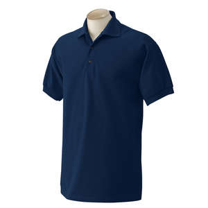 Gildan Cotton Pique Sport Shirt - Dark/Color Blue, Navy
