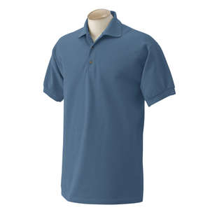 Gildan Cotton Pique Sport Shirt - Dark/Color Blue, Indigo