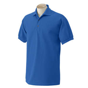 Gildan Cotton Pique Sport Shirt - Dark/Color Blue, Royal