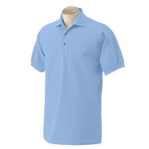 Gildan Cotton Pique Sport Shirt - Dark/Color Blue, Light