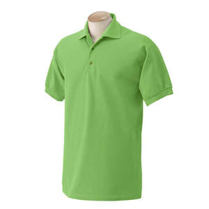 Gildan Cotton Pique Sport Shirt - Dark/Color Kiwi