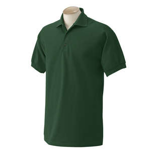 Gildan Cotton Pique Sport Shirt - Dark/Color Green, Forest