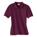 Promotional Ladies Golf & Polo Shirts - Hanes Womens Cotton Pique Sport Shirt - Dark/Colors