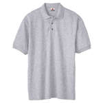 Imprinted Promotional Products - Hanes Mens Cotton Pique Sport Shirt - Light/Heather