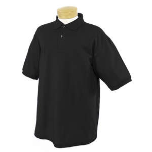 Jerzees Cotton Pique Sport Shirt - Dark/Color Black