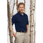 Business Mens Golf & Polo Shirts - Anvil Cotton Deluxe Sport Shirt - Dark/Color