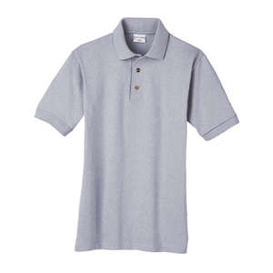 Anvil Cotton Deluxe Sport Shirt - Light/Heather Gray, Heathered