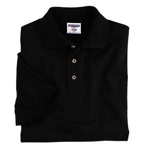 Jerzees Cotton Jersey Sport Shirt - Dark/Color Black