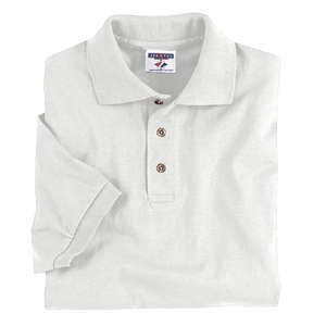 Jerzees Cotton Jersey Sport Shirt - White/Neutral White