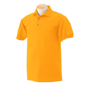 Gildan 100% Cotton Sport Shirt - Dark/Color Gold