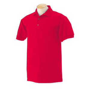Gildan 100% Cotton Sport Shirt - Dark/Color Red