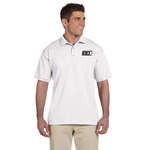 Promotional Golf & Polo Shirts - Gildan 100% Cotton Sport Shirt - White/Neutral