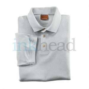 Harriton Short Sleeve Interlock Polo - Light/Heather