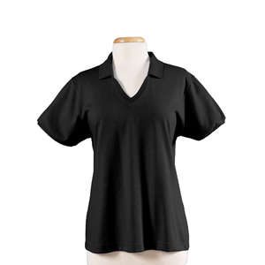 Jerzees Womens 50/50 SpotShield Jersey Polo - Dark/Color Black