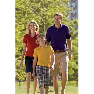 Jerzees Mens 50/50 SpotShield Jersey Polo - Dark/Color