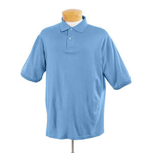 Jerzees Mens 50/50 SpotShield Jersey Polo - Dark/Color Blue, Light