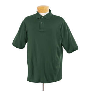 Jerzees Mens 50/50 SpotShield Jersey Polo - Dark/Color Green, Forest
