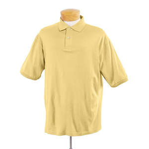 Jerzees Mens 50/50 SpotShield Jersey Polo - Dark/Color Yellow, Maize