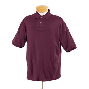 Jerzees Mens 50/50 SpotShield Jersey Polo - Dark/Color Maroon