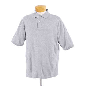 Jerzees Mens 50/50 SpotShield Jersey Polo - Light/Heather Gray, Sport