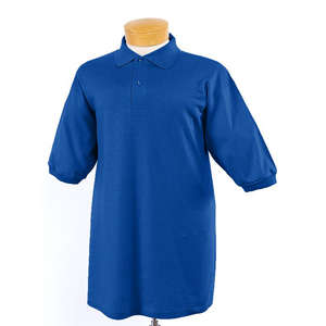 Jerzees Youth 50/50 SpotShield Jersey Polo - Dark/Color Blue, Royal