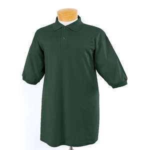 Jerzees Youth 50/50 SpotShield Jersey Polo - Dark/Color Green, Forest