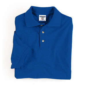 Jerzees 50/50 Sport Shirt - Dark/Color Blue, Royal