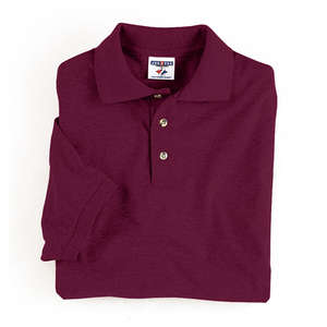 Jerzees 50/50 Sport Shirt - Dark/Color Maroon