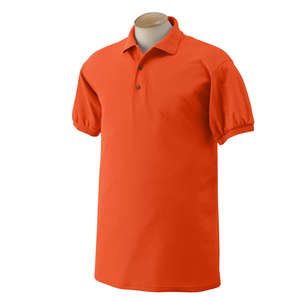 Gildan 50/50 Sport Shirt - Dark/Color Orange